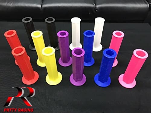 まっそー グリップ茶6本黒4本 Amazon.co.jp: プリティー レーシング製 貫通式 六角グリップ 黒