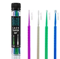 Lacktupfer 20er Set von KING KONG STATE l Set mit 4 Größen von 1,0 mm bis 2,5 mm l superfein, fein, regulär, grob