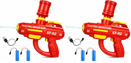 Image of GRAPHENE Holi Pichkari Automatic Electric Water Gun for Kids High Pressure Rechargeable Battery Long Range Blaster Squirt Premium Water Pistol Spray Holi Toy Gun Summer Fun Pool Outdoor 4+ Boys Girls