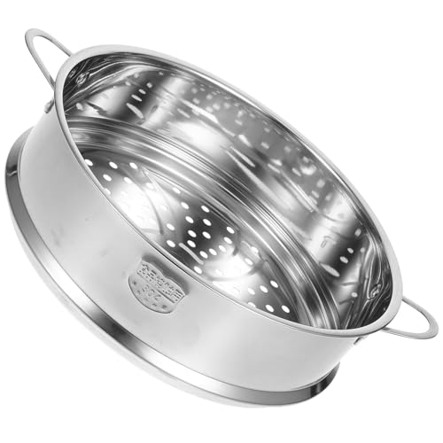 BESTYASH Vaporera De Acero Inoxidable Plus Vaporera Eléctrica Capa De Vaporera Cesta De Vapor Pequeña Vaporera Para Albóndigas Vaporera De Acero De Orificio Vaporera De Vapor Rejilla