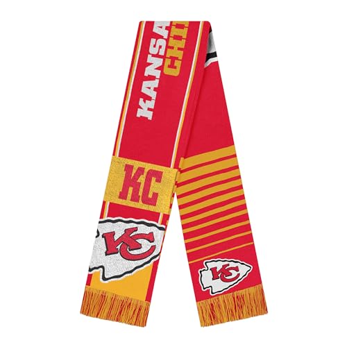FOCO Kansas City Chiefs NFL Reversible Thematic Scarf