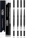 VOID Homme Gray Beard Pencil Filler for Men, Set of 4 - Instantly Covers Bald Spots & Thinning Hair, Waterproof, Sweat & Smudge-proof, Undetectable Hair Loss Solution for Gray Beards, Natural Look