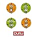 Duru Brown Coarse Bulgur, 35.2oz (1000 g), Wheat Berries, 100% Natural and Certificated, High Fiber and Protein, Non-GMO, Great for Vegan Recipes, Better than Rice