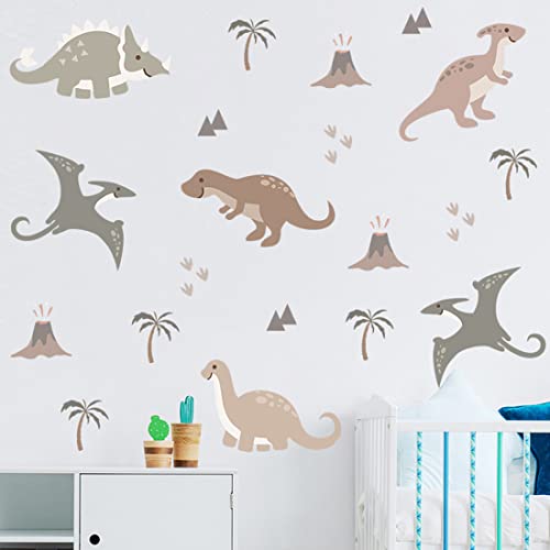 Stickers de dinosaurios adhesivos y removibles miniatura 4