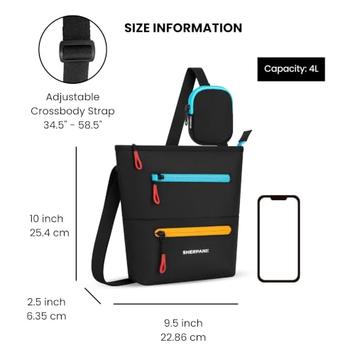 Image of Sherpani Sadie, Nylon Crossbody Bag for Women, Shoulder Bag (Chromatic)