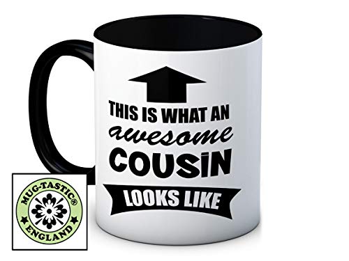mug-tastic Tasse à café « This is What a Awesome Cousin Looks Like »  Anniversaire