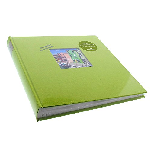 goldbuch 24896 fotoalbum met vensteruitsparing, Bella Vista, herinneringsalbum 25 x 25 cm, fotoalbum 60 witte pagina's met pergamijn scheidingsbladen, fotoboek van linnen, groen - Image 8