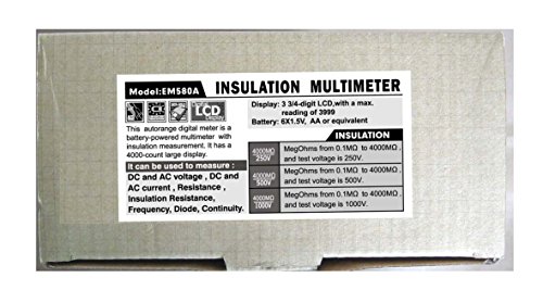 Image of all-sun EM580A INSULATION Multimeter
