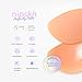 LELUSKIN Luna Don't Lose Me Ultra-Thin, Reusable, Adhesive, and Hypoallergenic Nipple Covers Kit with Boob Voyage Travel Case Included - Vanilla - for Cup A