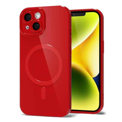Coque antichoc iPhone 14 silicone MagSafe pour éviter les rayures de l'appareil photo