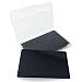 Ebamaz Metal Business Card Blank Aluminum Plate Thin 86X54X0.2mm Pack of 25PCS (Black, Blank)