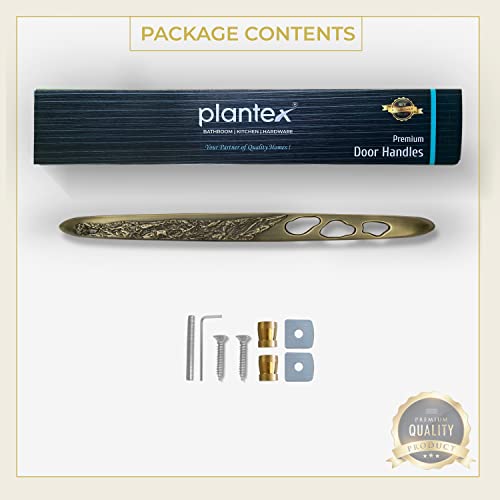 Image of Plantex Heavy Duty Door Handle for Main Door /13-inches Antique Door Handle for Main Door /Pull Push Door Handle for Home /Office /Hotel - Pack of 1 (311-Brass Antique Finish) - 3 Years Warranty