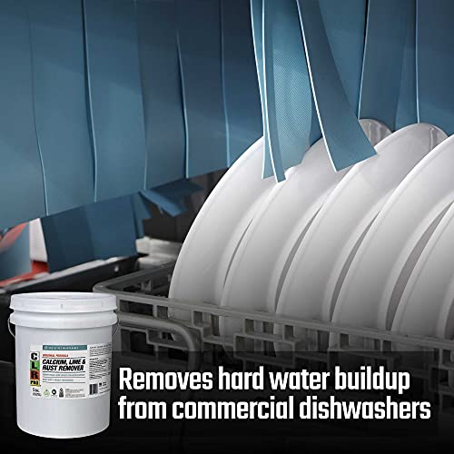 Clr Pro Calcium, Lime & Rust Remover - Quickly Removes Calcium And Lime Deposits, Stubborn Rust Stains, And Household Hard Water Deposits, Soap Scum, And Dirt - 5 Gallon Pail #TOP6