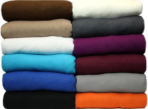 NaturaMark - Copriletto felpato con angoli in