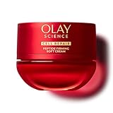 Olay Science Peptide Face Moisturizer, Soft Cream | Asian Skin Care, Anti-Aging Face Cream, For Oily Skin - Longevity & Skin Barrier Repair - 7 Synergy Peptides Complex Infused, Niacinamide 1.7oz