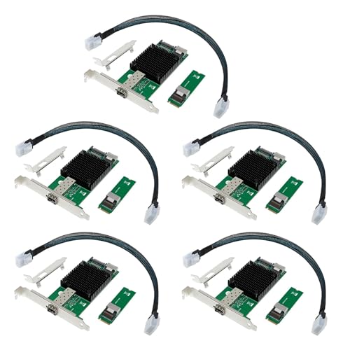 Carte réseau M.2 10G fibre optique SFP+ JL82599EN pour serveur et réseau industriel haute vitesse