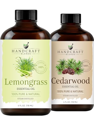 Aceites Esenciales Cedarwood y Lemongrass 2 x 4 Fl Oz
