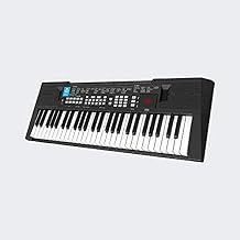 54 Keys Portable Electronic Keyboard - Built-in Speakers with USB-MP3 Player and Remix Function, 27 Tones and 83 Rhythms, Digital Display for Tones/Styles & DC9V/Earphone/Mic/USB Jacks - iDance G-200