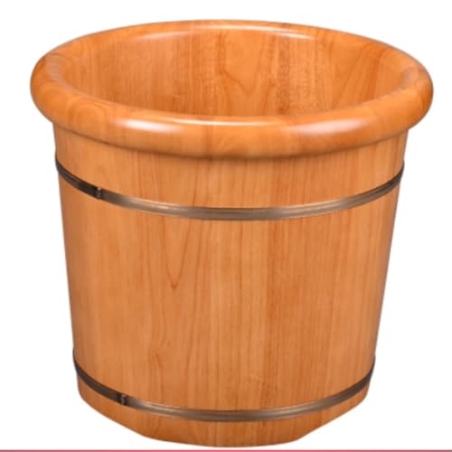 Bañera de pies de madera para spa y pedicura