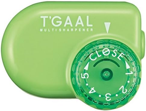 Kutsuwa STAD Angle Adjustable Pencil Sharpener T'GAAL, Green (RS017GR) by Kutsuwa