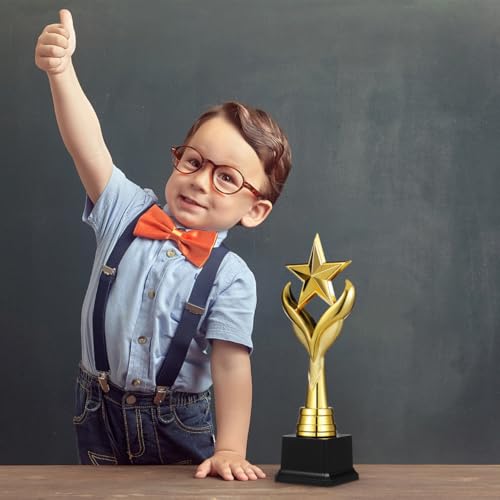 Trophée d'or 1ère place étoile de 28 cm pour remise de prix - 7