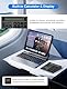 Bluetooth Nummernblock Taschenrechner Wiederaufladbar - 2-in-1 Kabelloser & Kabelgebundener Ziffernblock 34 Tasten mit Display-Rechner,Typ-C-Kabel und Dual Bluetooth für MacBook Laptops PC Smartphones