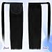 16 Inch Human Hair Ponytail 80g Long Wrap Around Ponytail Natural Black Real Hair Ponytail Extension for Women(16inch,Natural Black)