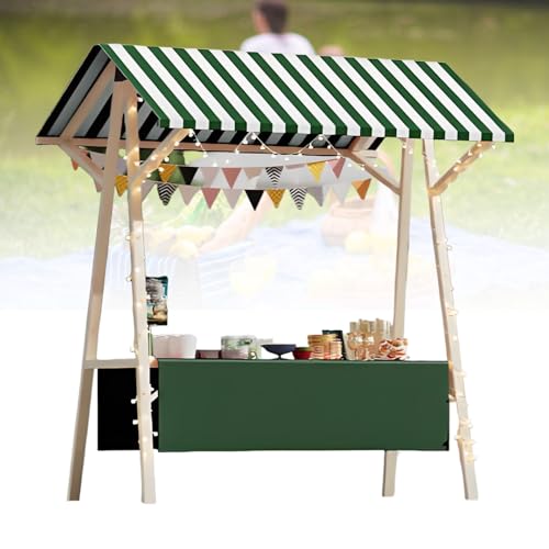 Stand de vente portable en bois pour marchés de producteurs locaux