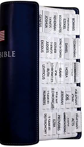 Bible Tabs for Men and Women, Bible Index Tabs for Journaling Bible, Bible Book Tabs Laminated with Gloss Finish, 96 Bible Labels for Old and New Testament, Christian Gift, incl. Catholic Bible Tabs