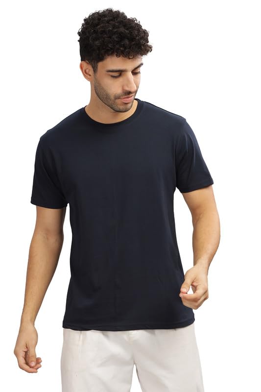 Image of XENOVAURBAN Unisex Regular Cotton Solid Color Tshirt