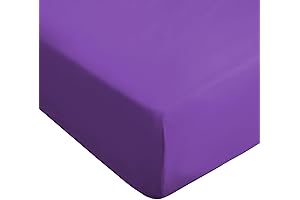 Full Size Fitted Sheet in Radiant Purple for Unmatched Comfort and Style