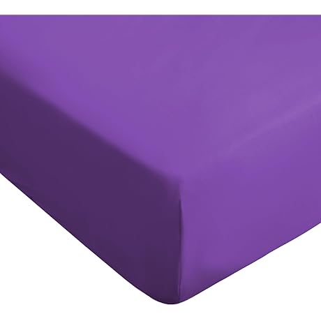 Full Size Fitted Sheet in Radiant Purple for Unmatched Comfort and Style