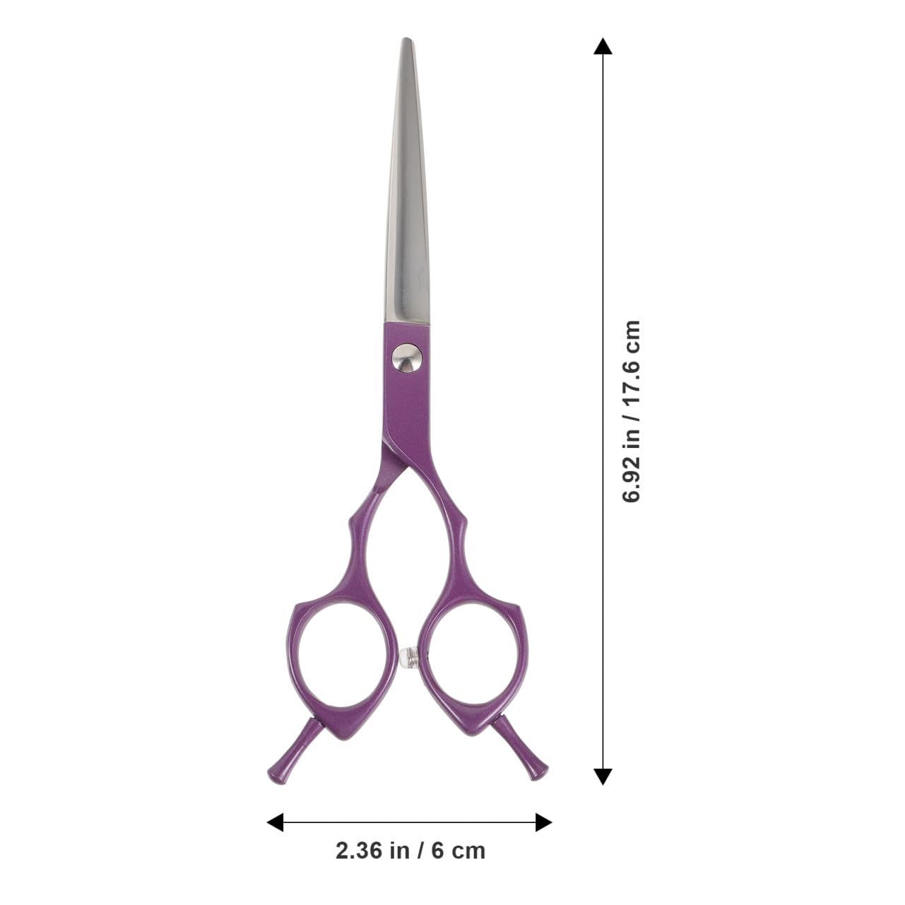 Didiseaon Tijeras de 6.5 Pulgadas de Acero Inoxidable de Corte de Pelo Agarre Cómodo y Superficie Lisa Profesionales para Salón de Peluquería
