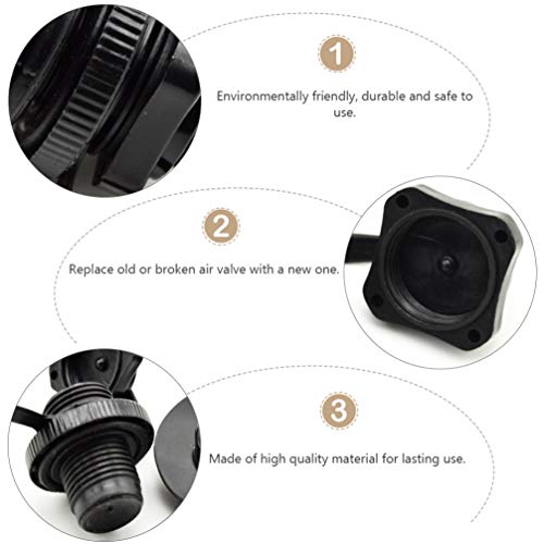 CLISPEED Válvula De Ar De Caiaque Válvulas De Ar De Barcos De Borracha Adaptador De Válvula De Ar Pa
