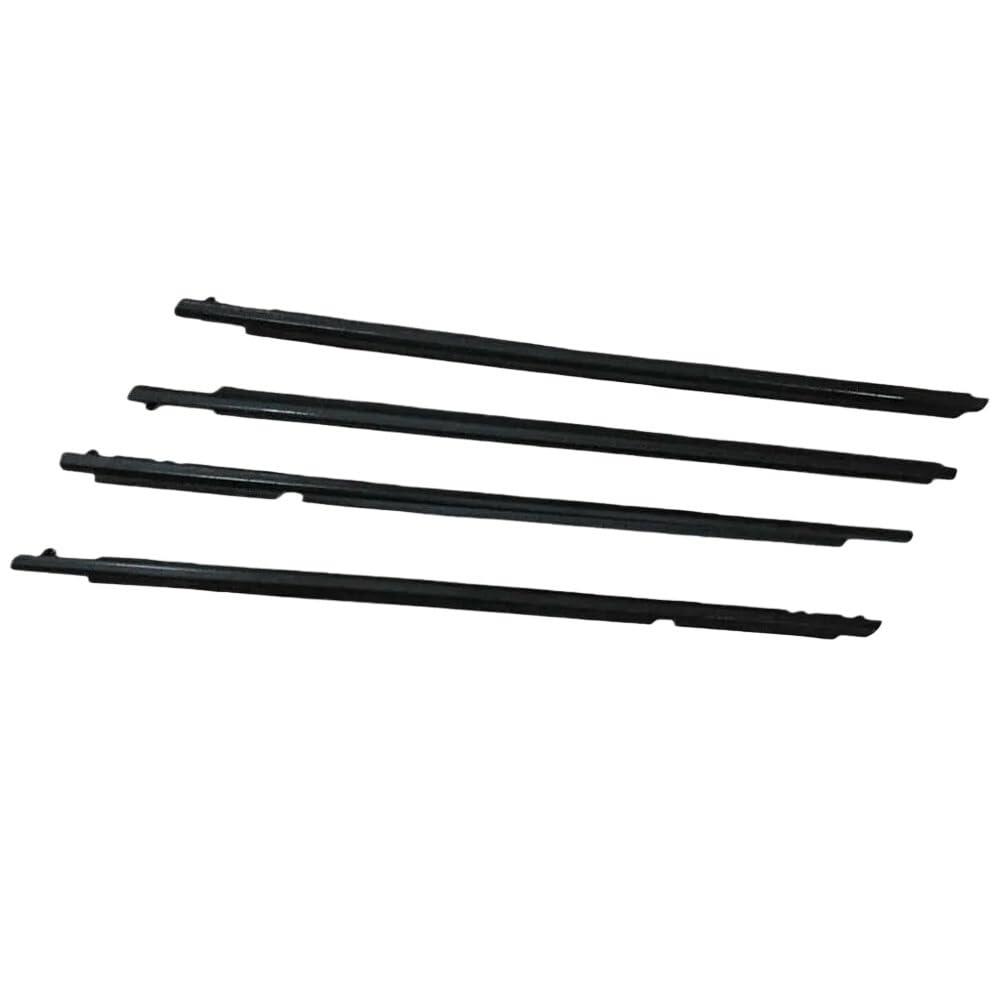 Mzxygkli Black Color Car Window Weather Strip For Corolla 2007-2014 Car Window Moulding Trim Weatherstrip Seal Belt 95.5Cm/96.5Cm(Black Color)