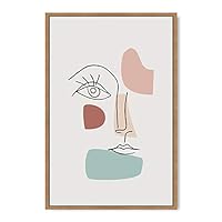 Framed Canvas Wall Art Illustration Canvas Prints Home Artwork Decoration for Living Room,Bedroom - 16x24 inches