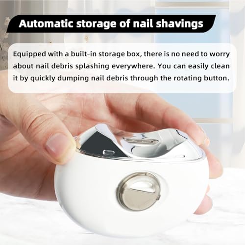 Clipper à ongles électriques réglable avec affichage LCD digital - 7