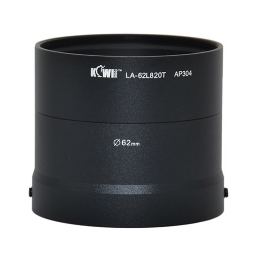 KIWIFOTOS LA-62L820T 62mm Filter Thread Lens Adapter For Nikon Coolpix L820 Digital Camera