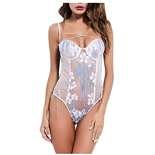 Lingerie sexy femmes sans inconfort : dentelle transparente et douce