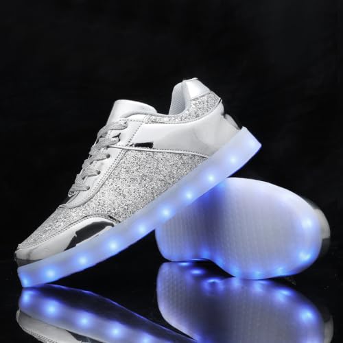 Image of YuanRoad Unisex LED Shoes Light Up Sneakers with USB Charging Dancing Shoes