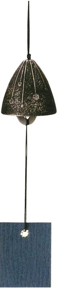 Iwachu 27167 Wind Chime, Sparkler, Gold/Black, Φ2.0 x (H) 2.0 inches (5 x 5 cm), Nambu Ironware : Home & Kitchen