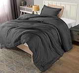 Utopia Bedding - All Season Quilted Duvet Insert - Goose Down Alternative Comforter - Twin/Twin XL - Grey
