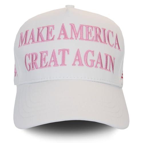 Trump, Hat, Special Edition MAGA Hat, Valentine's Day (White/Pink)