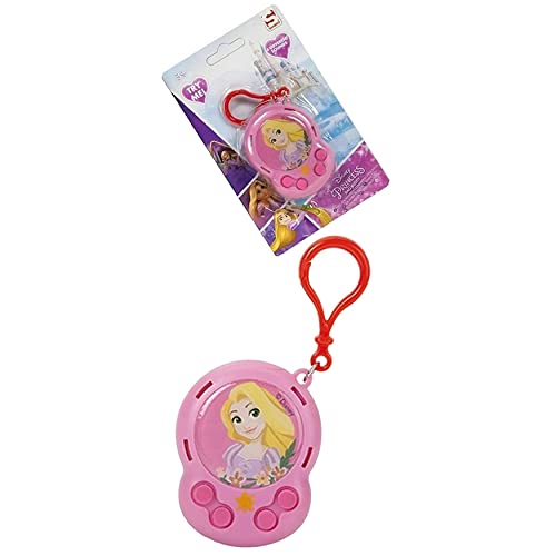 Disney Princess - Clip para bolsa de cochecito para niños de más de 3 años, clip para llavero con cuatro efectos de sonido diferentes, perfecto para bolsos, cinturones, ropa, tamaño 8 cm