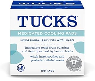 Tucks Cooling Pads, Medicated, 100 Count