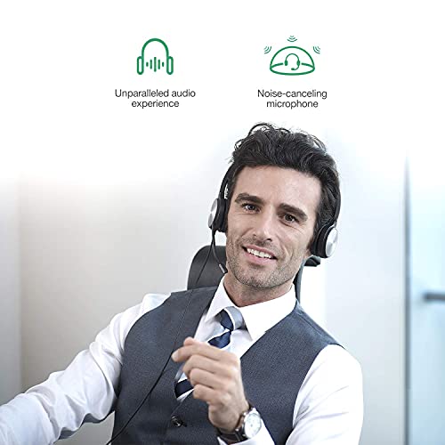 Yealink Uh36 Professional Wired Headset - Telephone Headphones For Calls And Music, Noise Cancelling Headset With Mic For Computer Pc Laptop（Uc Compatible, Stereo,3.5Mm Jack/Usb Connection） #TOP5