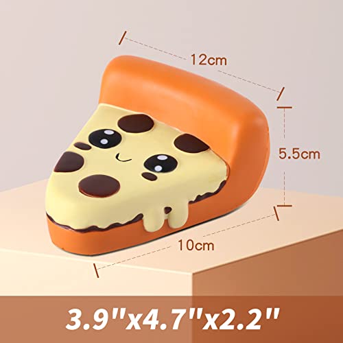 Anboor Squishy Pizza Toy,4.7" Squishies Smore Fast Food Toy,Kawaii Soft Squeeze Toys Stress Ball Adhd Toy For Kid Adults Collection Xtmas Gift Stocking Stuffers #TOP1