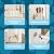Carlson Extra Tall Walk Through Pet Gate with Small Pet Door, Includes 4-Inch Extension Kit, 4 Pack Pressure Mount Kit and 4 Pack Wall Mount Kit