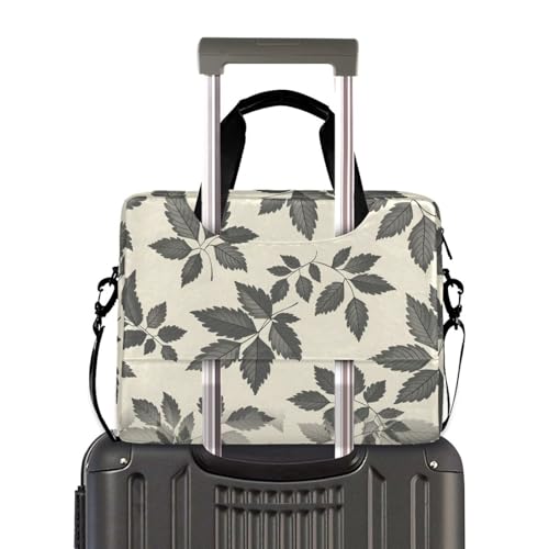 Maletín para portátil ALAZA beige patrón hojas 13-15.6 pulg miniatura 4