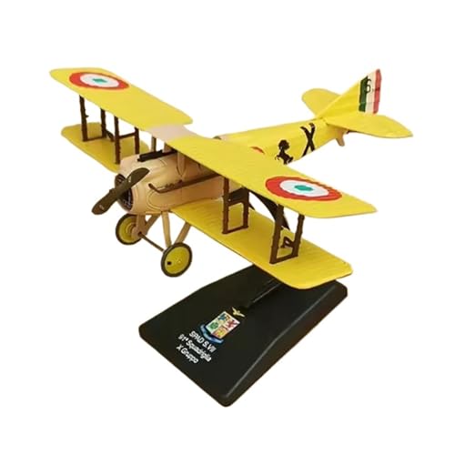 SYOEUR Helicóptero De Bombardeo Combate Spider S.Vi Decorado A Escala 1 72 con Modelo Avión Simulación Base Kit de Juego de Pasatiempo